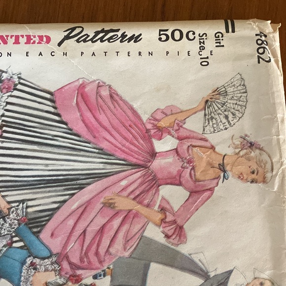 Vintage Simplicity Girls Costume Pattern - Picture 3 of 9